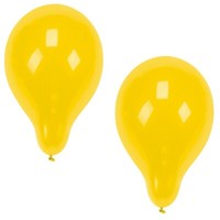 Papstar Luftballons 100 StüCk Ø 25 Cm Naturkautschuk Party Fasnet Gelb