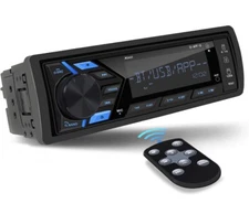 Single Din Radio Headunit Digital Media Receiver Bluetooth Dual USB Receiver