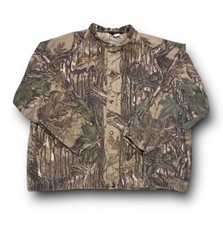 Liberty Camo Vintage Jacket Mens XL Green Realtree Snap Gorp core USA