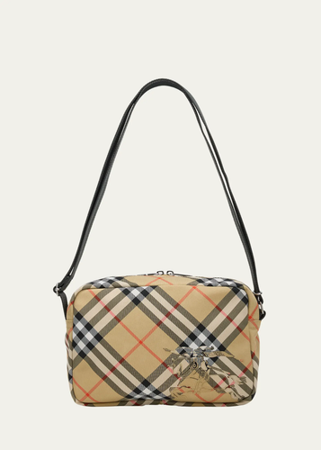 100% AUTHENTIC NEW BURBERRY ESSENTIAL CHECK CROSSBODY MESSENGER BAG