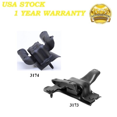 2PCS FRONT LEFT & RIGHT MOTOR MOUNT FIT 2000-2005 FORD EXCURSION 5.4L