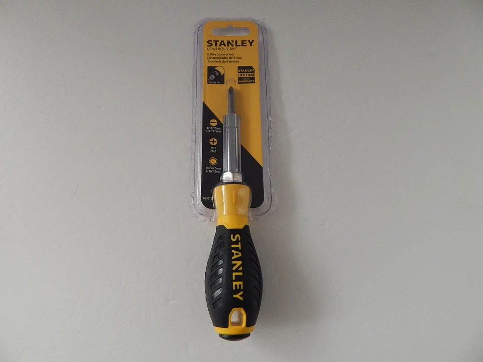 Stanley 68-012 Control-Grip 6 Way Screwdriver New - Image 2 of 4