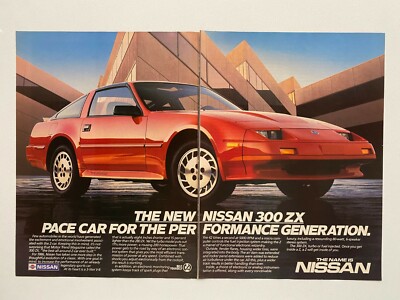 Nissan 300 ZX Vintage 1986 Print Ad | eBay