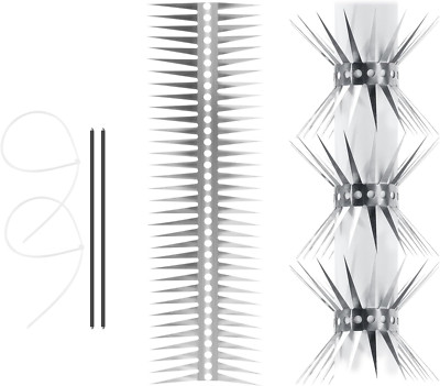 Bird Spikes - Stainless Steel Fence Spikes for Pigeons, Raccoons, Snakes - Deter