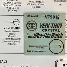 GS VT (Veri-Thin) Acrylic Crystal 22.9mm to 33.0mm (Choose Size)