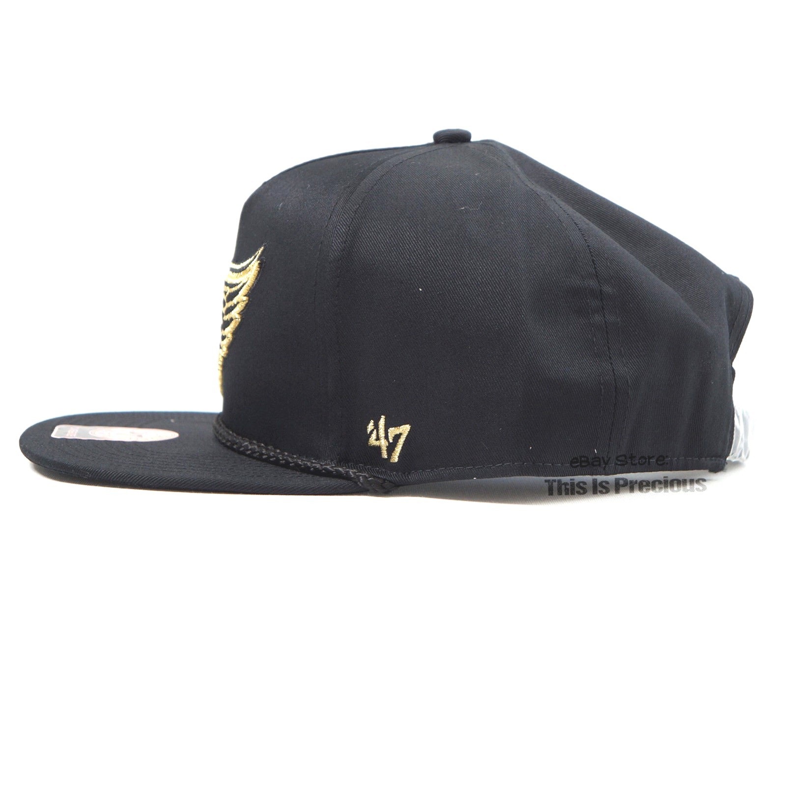47 Brand Gold NHL Rope Cap Adjustable Detroit Wings Strapback New