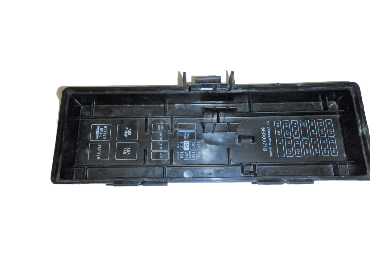 Jeep Wrangler TJ 97-99 Engine Fuse Box Cover Power Distribution Center
