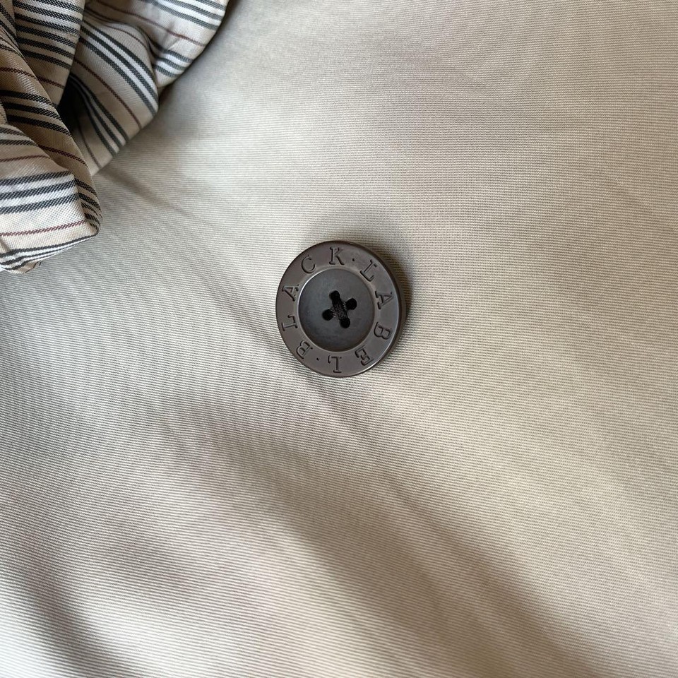 Burberry Black Label Coat Nova Check Belted Beige eBay