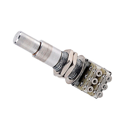 Gitarre Bass Mini Dual Potis konzentrisches Potentiometer B100K Metall silber