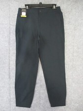 Banana Republic Tech Hybrid Pants Mens 32 Black Elastic Waist Ankle 32x30