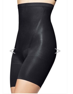 Spanx Super Power Panties, Black, Size F, NIP