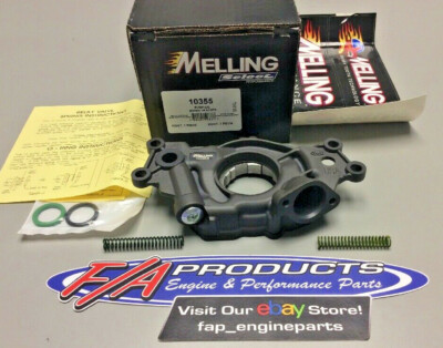 Melling 10355 2003-2015 Chevy LS Engine High Pressure Performance Oil Pump