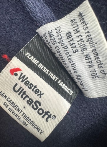 Chaqueta con Capucha CPA Chicago Ropa Protectora Hombres XL Resistente al Fuego Cremallera Completa - Imagen 6 de 8