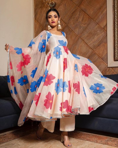 New Designer Anarkali Gown Salwar Suit 