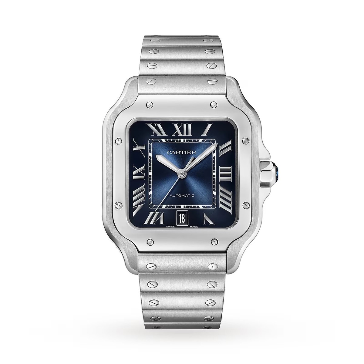 Cartier Santos de Cartier Large Stainless Steel Graduated  display picture 1