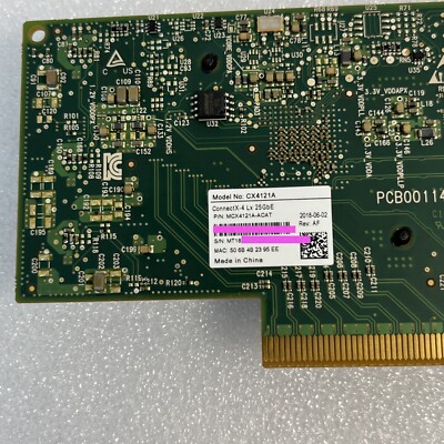Mellanox MCX4121A-ACAT Dual Port 25Gb/s NIC - PCIe 3.0 Network