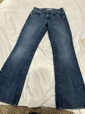 Joe's Jeans Women's Size 27 Blue Muse Fit Bootcut Leg Dark Preston Wash Jeans. 2