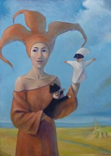 Claudio Giulianelli (b.1956) - Contemporary Oil, Il Bianco ed il Nero