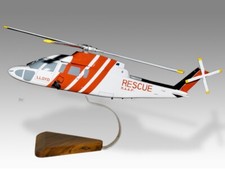 Helicóptero de madera Sikorsky S-76A Lloyd RAAF escritorio de rescate nuevo modelo pequeña escala 1/72