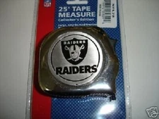 Great Neck NFL78 1' x 25' NFL Tape Measure Oakland Raiders