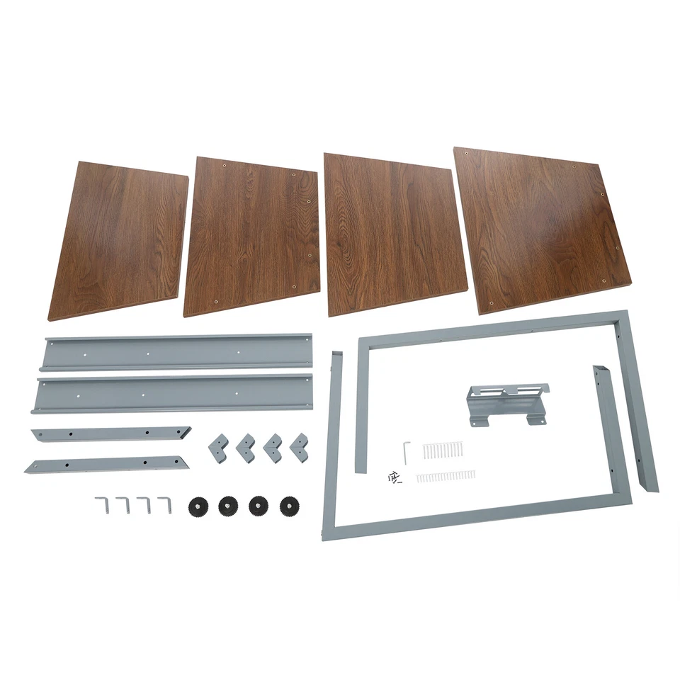 4-Tiers AV Media Stand Stereo Stand with Storage Shelves 78cm AV Media Stand - Image 2 of 4