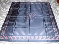 Versace Maxi  Foulard 89 x 89  Silk Scarf Medusa Foulard Seta Nuovo Originale 