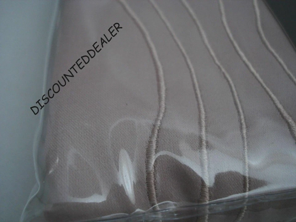 Kelly Wearstler Shoreline QUEEN FLAT SHEET BLUSH SATEEN COTTON NEW $120 - Image 2 of 3