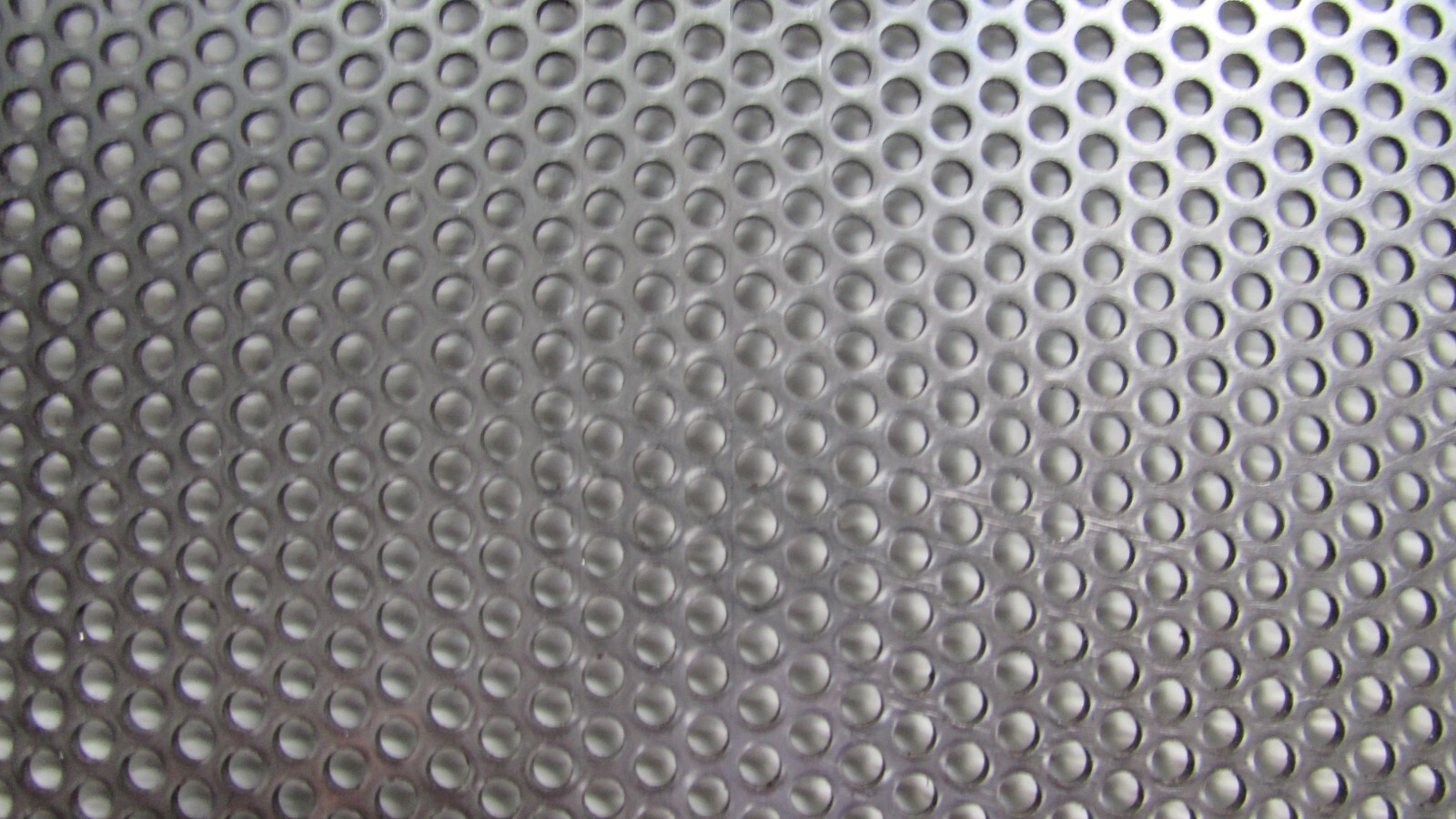 1/8" HOLES 18 GAUGE  304 STAINLESS STEEL PERFORATED SHEET  4-1/2" X 22"
