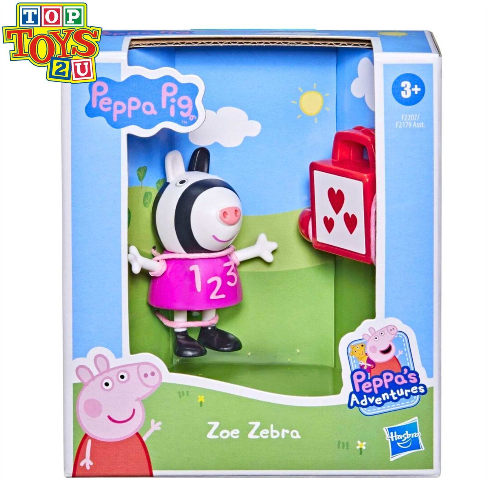 PPig - Peppa's Adventures Zoe Zebra Figure With Lunchbox