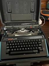 Vintage Brother Cassette Correct-O-Riter I Electric Portable Typewriter w/ Case thumbnail