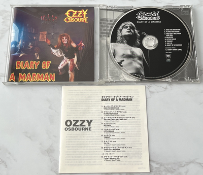 Ozzy Osbourne Diary Of A Madman CD JAPAN IMPORT! 2002 Sony SICP