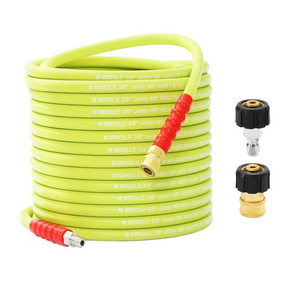 #ad Pressure Washer Hose 25 FT x 3 8quot; Replacement Power Wash Hose for Hot and C... $60.26