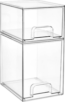 Kunststoff Schubladen Organizer Set Stackable Aufbewahrung FüR KüChe Bad Kosmeti