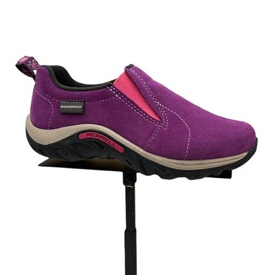 Merrell Girls Jungle Moc Frosty Waterproof Slip-on Moccasin Size 11.5 Wineberry