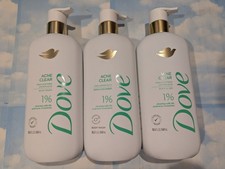 LOT 3 DOVE ACNE CLEAR BODY WASH 1 SALICYLIC ACID ACNE TREATMENT 18.5 OZ X2027