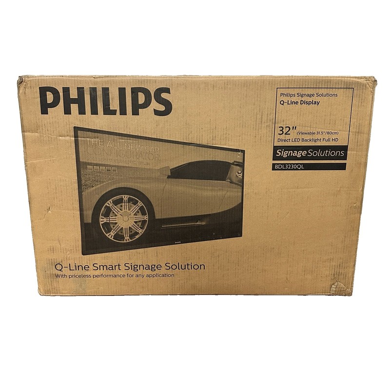 Philips BDL3230QL Q-Line 32" LED/LCD Commercial Signage Display Monitor