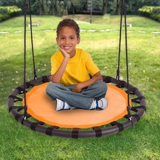 Clevr 40" Outdoor Saucer Kids Tree Tire Swing