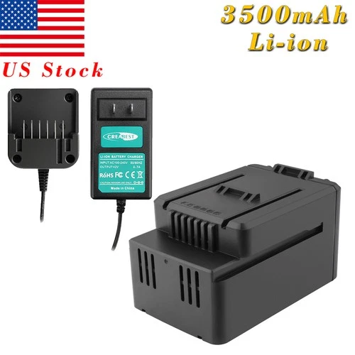 40V 3500mAh Li-ion Battery/Charger For Worx WA3536 WA3734 WG368.9 WG776E.9 WG568