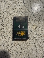 Mad Catz GameCube 4x Memory Cube Card 251 Blocks 5627 MadCatz Smoke Gray