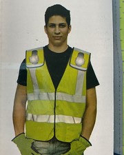 Safety Reset HiVis Safety Vest with LED Lights - High-Visibility Reflective