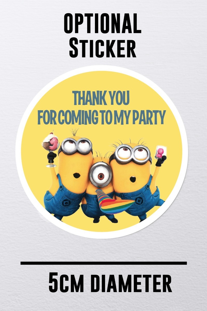 Amscan International – 6 Invitations Minions Et Enveloppes – Accessoire Fête Pour Anniversaire Et événements