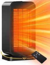 Space Heaters for Indoor Use 2 Modes Tip-over Protection 1200W PTC