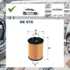 Ölfilter Filtron für Abarth 500 / 595 / 695 312_ 1.4 (312.AXF11, 312AXF1A)