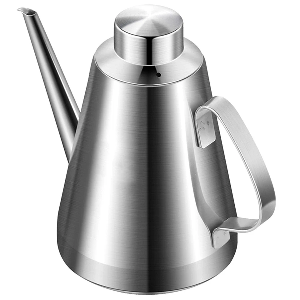 Ölspender Edelstahl Ölflasche Soßenflasche mit Griff Filter