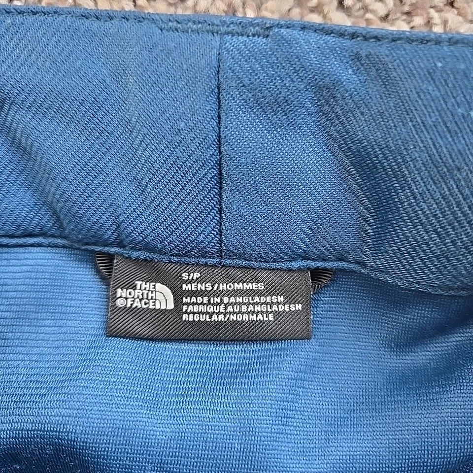 Pantalones de nieve The North Face para hombre pequeños azules DryVent bolsillos de carga impermeables esquí Foto 2 de 4