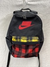 Nike Heritage 2.0 Backpack Black Red Yellow BA5880-010 Unisex PRE-OWNED