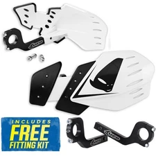 UFO Universal Guardian White Motocross and Enduro Handguards PM01656-041