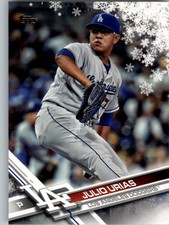 2017 Topps Walmart Holiday Snowflake #HMW184 Julio Urias - BB