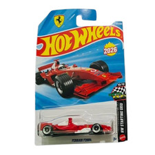 Nuevo estuche Hot Wheels 2026 M Ferrari F2004 tarjeta larga rojo Scuderia