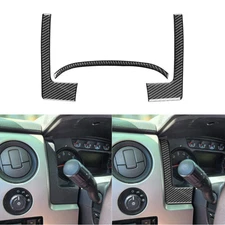 Real Carbon Fiber Dashboard Panel Decor Strip Trim For Ford F-150 Raptor 2009-14
